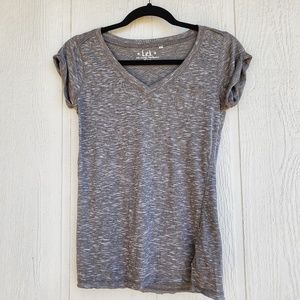 Heather Gray Babydoll Tshirt